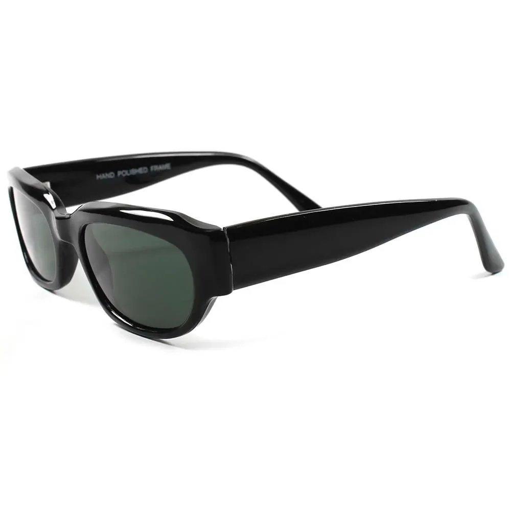 Classic Black Mens Womens Vintage Retro Fashion Small Rectangle Sunglasses B92